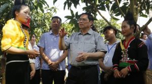 Hình ảnh Thủ tướng Phạm Minh Chính thăm mô hình sản xuất nông nghiệp tiêu biểu tại Sơn La
